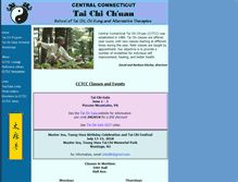 Tablet Screenshot of centralconnecticuttaichi.com